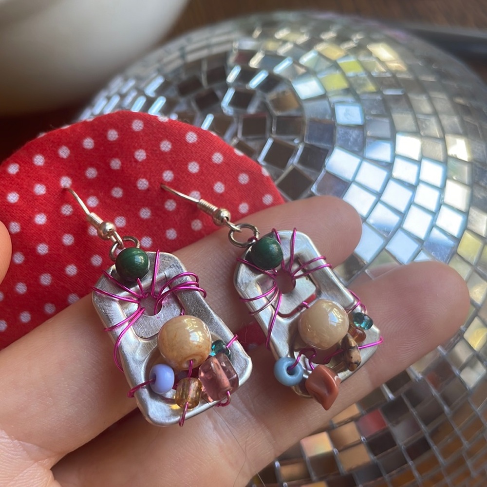 Pop Top Earrings! By Me!